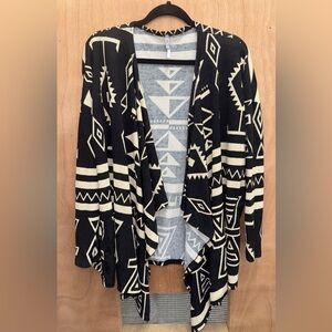 RAGA Black and Cream Cardigan